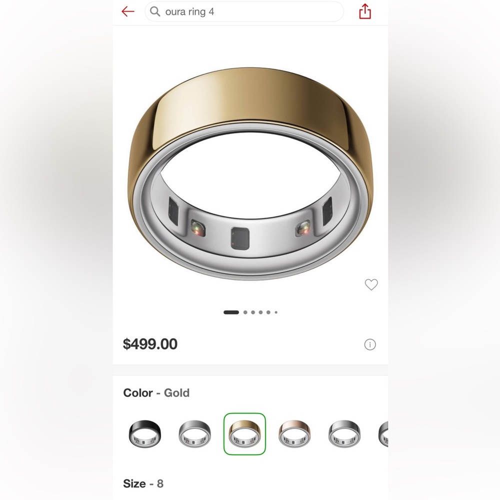 OURA Gold Ring 3